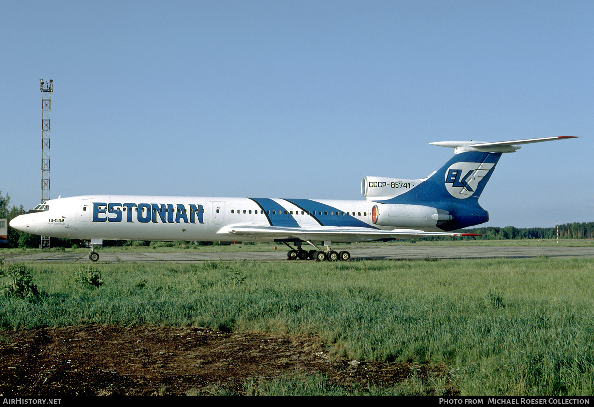 Aircraft Photo of CCCP-85741 | Tupolev Tu-154M | Estonian Aviation Company - ELK | AirHistory.net #684427