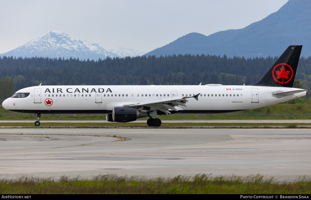 Aircraft Photo of C-GITU | Airbus A321-211 | Air Canada | AirHistory.net #684438