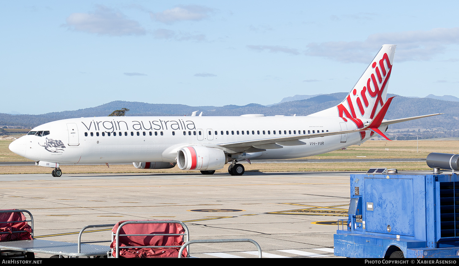 Aircraft Photo of VH-YIR | Boeing 737-8FE | Virgin Australia Airlines | AirHistory.net #684477