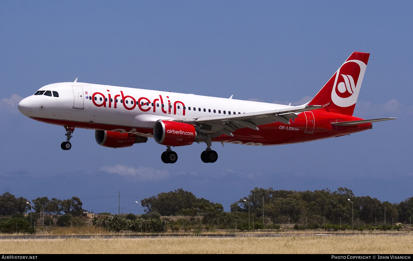 Aircraft Photo of OE-LEN | Airbus A320-214 | Air Berlin | AirHistory.net #684482