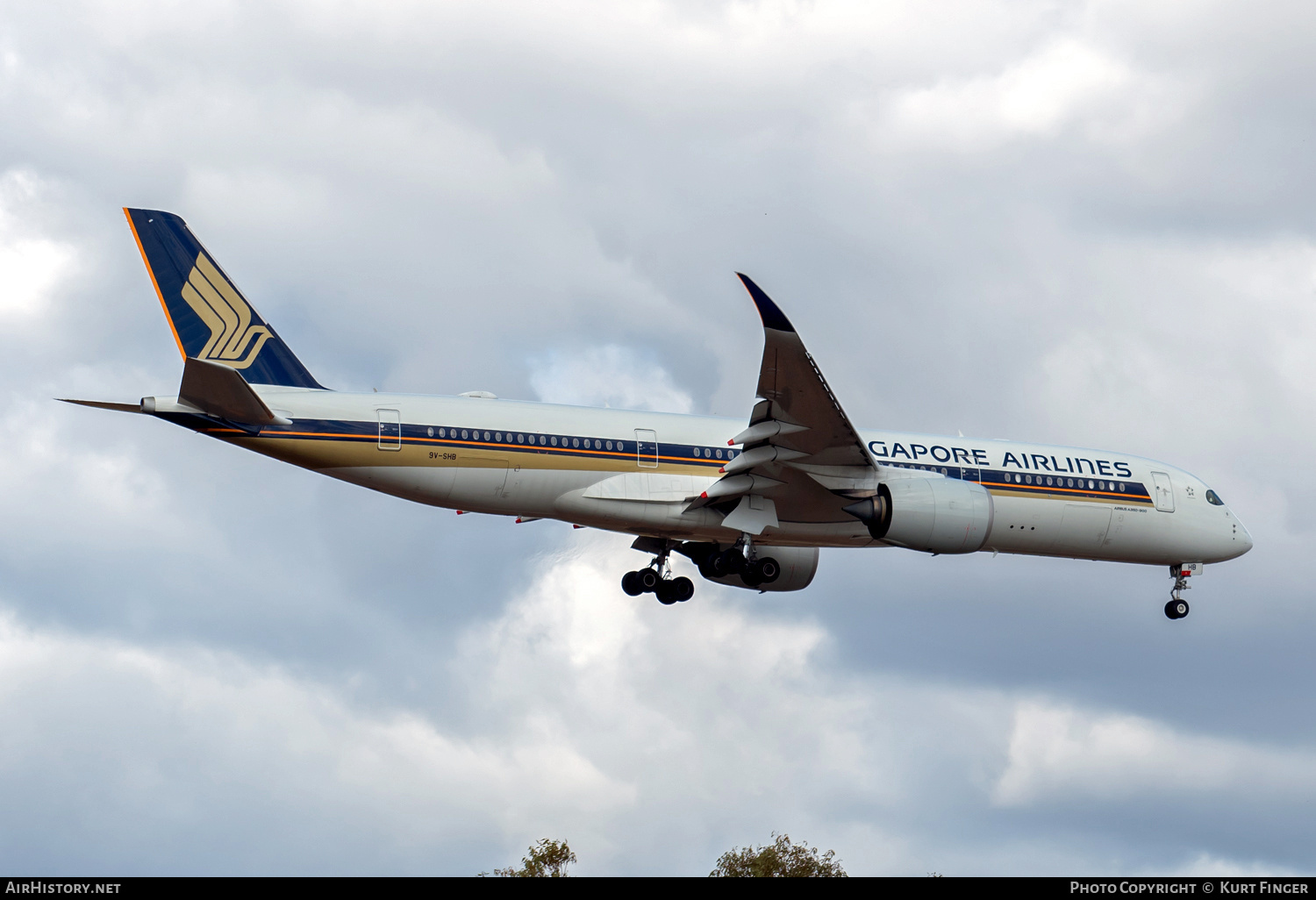 Aircraft Photo of 9V-SHB | Airbus A350-941 | Singapore Airlines | AirHistory.net #684486
