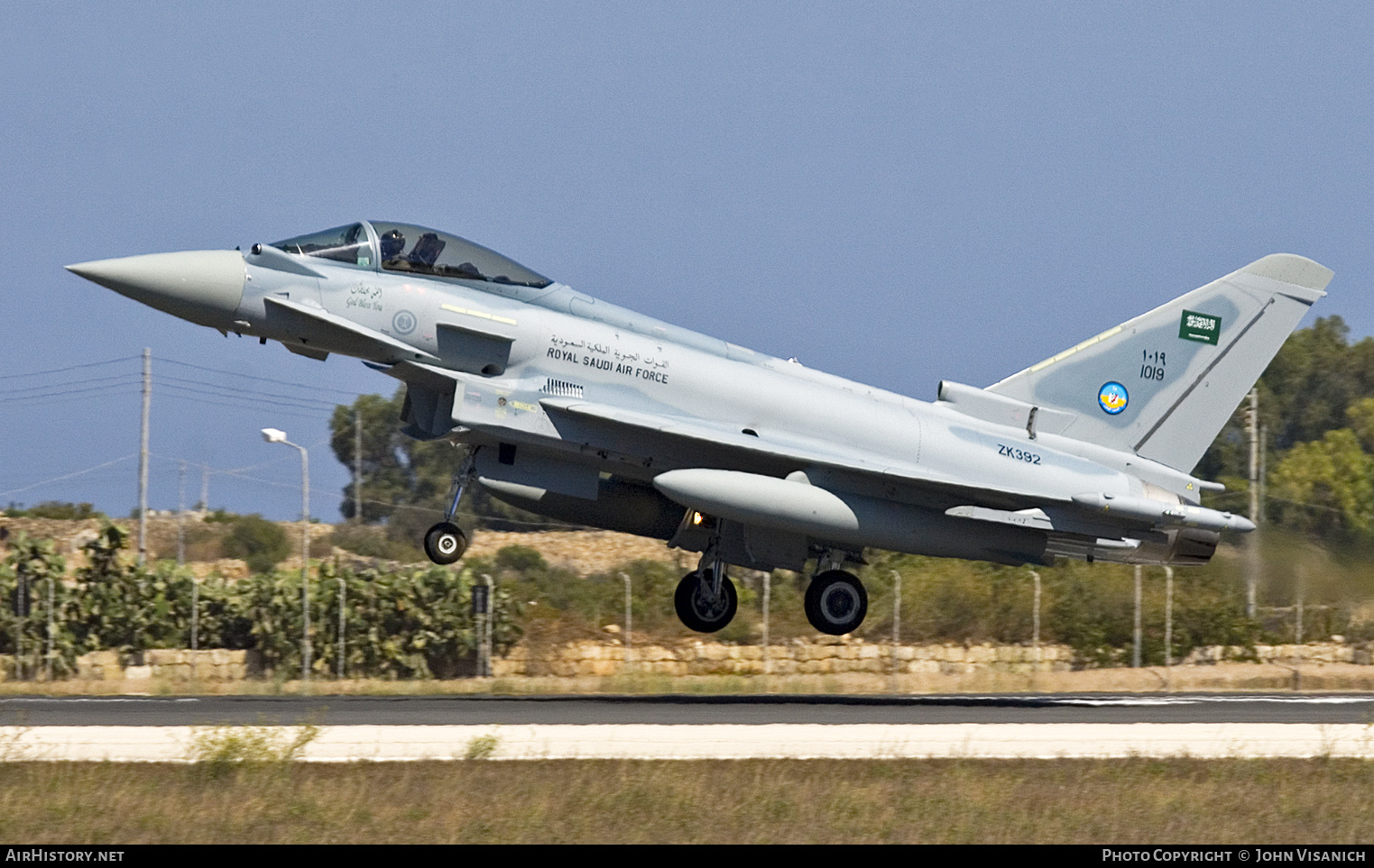 Aircraft Photo of 1019 / ZK392 | Eurofighter EF-2000 Typhoon | Saudi Arabia - Air Force | AirHistory.net #684516