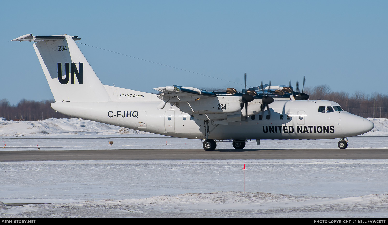 Aircraft Photo of C-FJHQ | De Havilland Canada DHC-7-103 Dash 7 | United Nations | AirHistory.net #684525