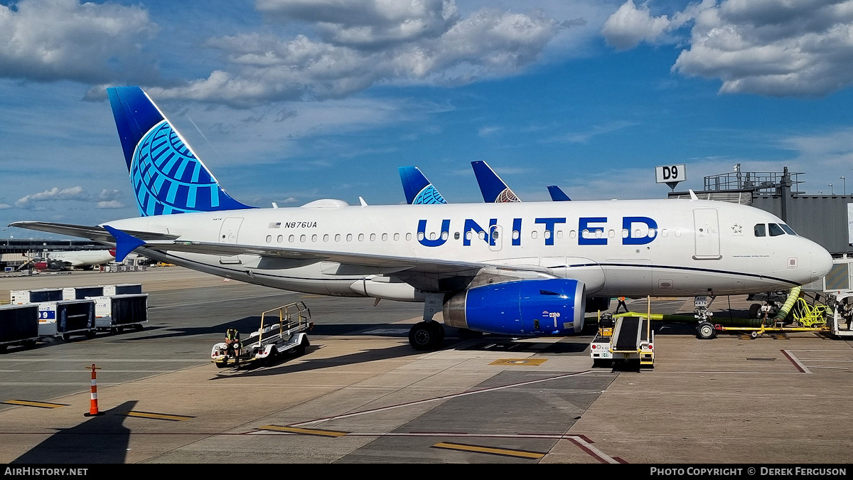 Aircraft Photo of N876UA | Airbus A319-112 | United Airlines | AirHistory.net #684540