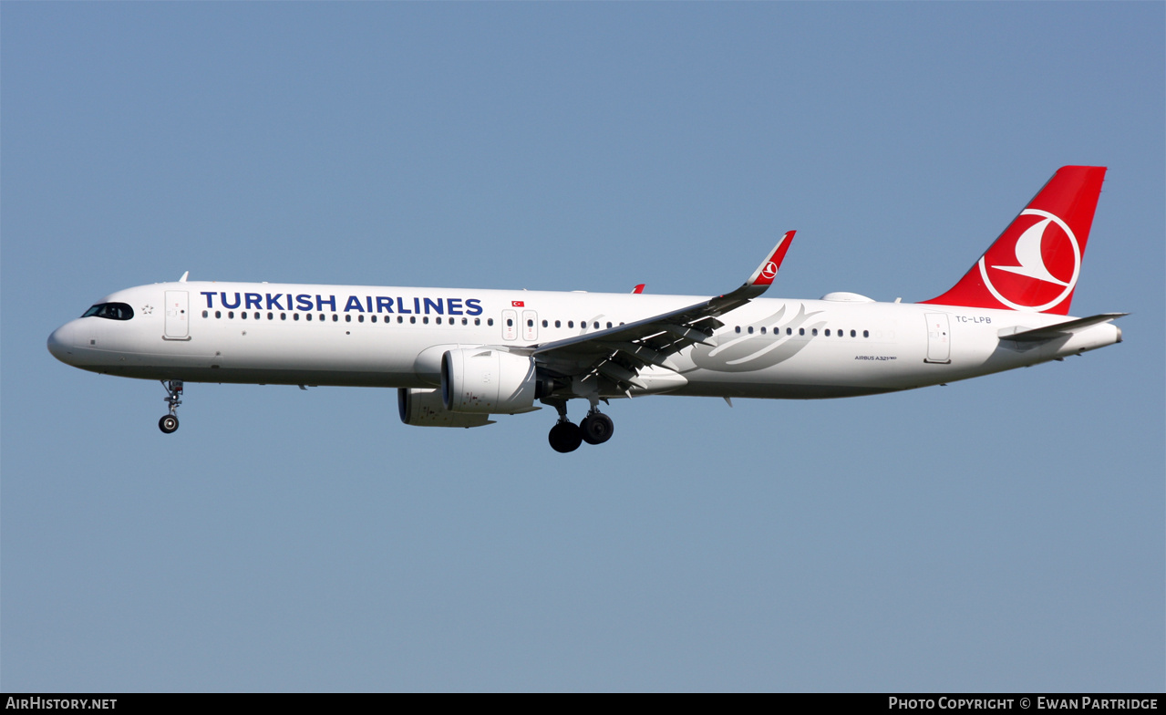 Aircraft Photo of TC-LPB | Airbus A321-271NX | Turkish Airlines | AirHistory.net #684553