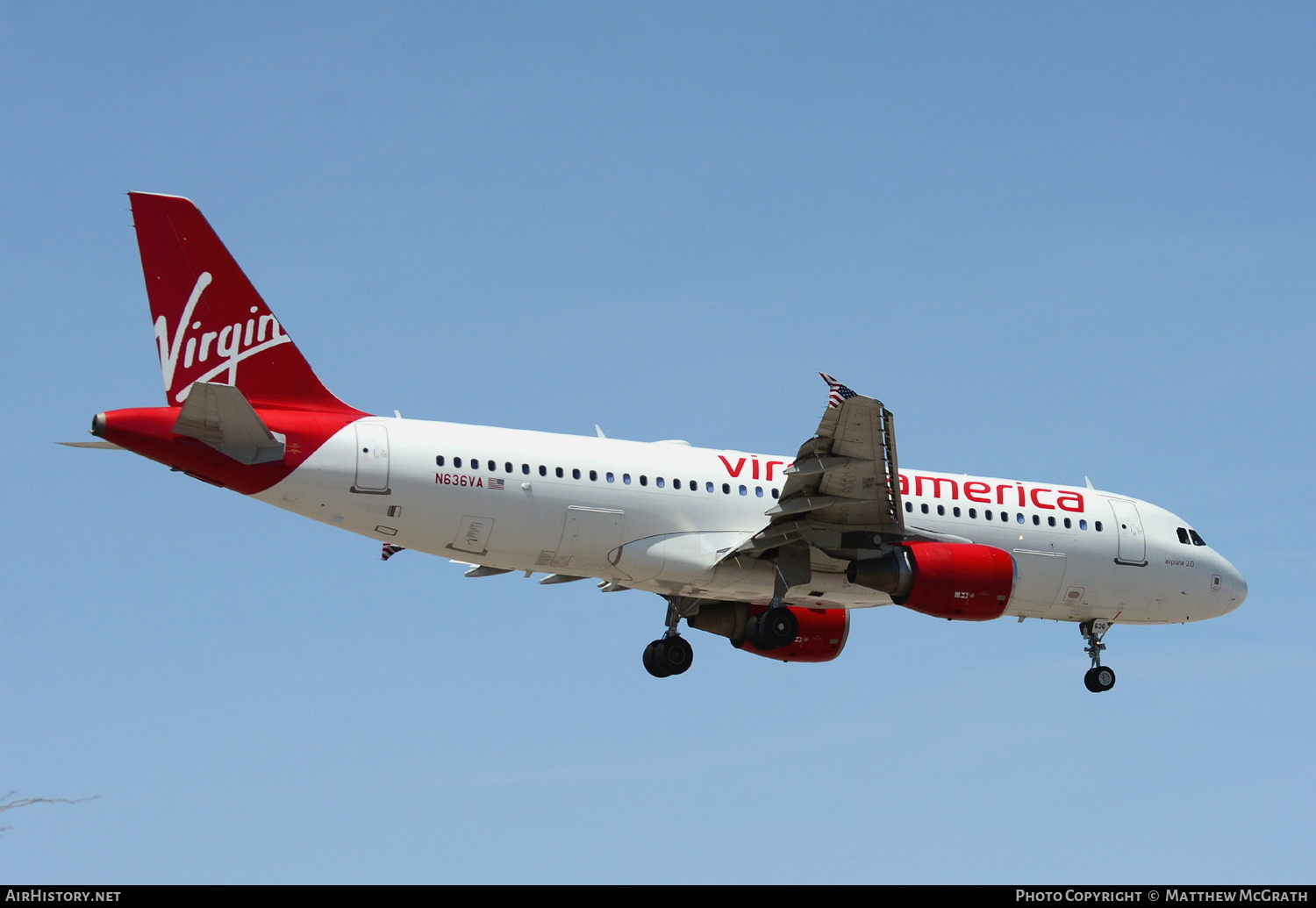 Aircraft Photo of N636VA | Airbus A320-214 | Virgin America | AirHistory.net #684557
