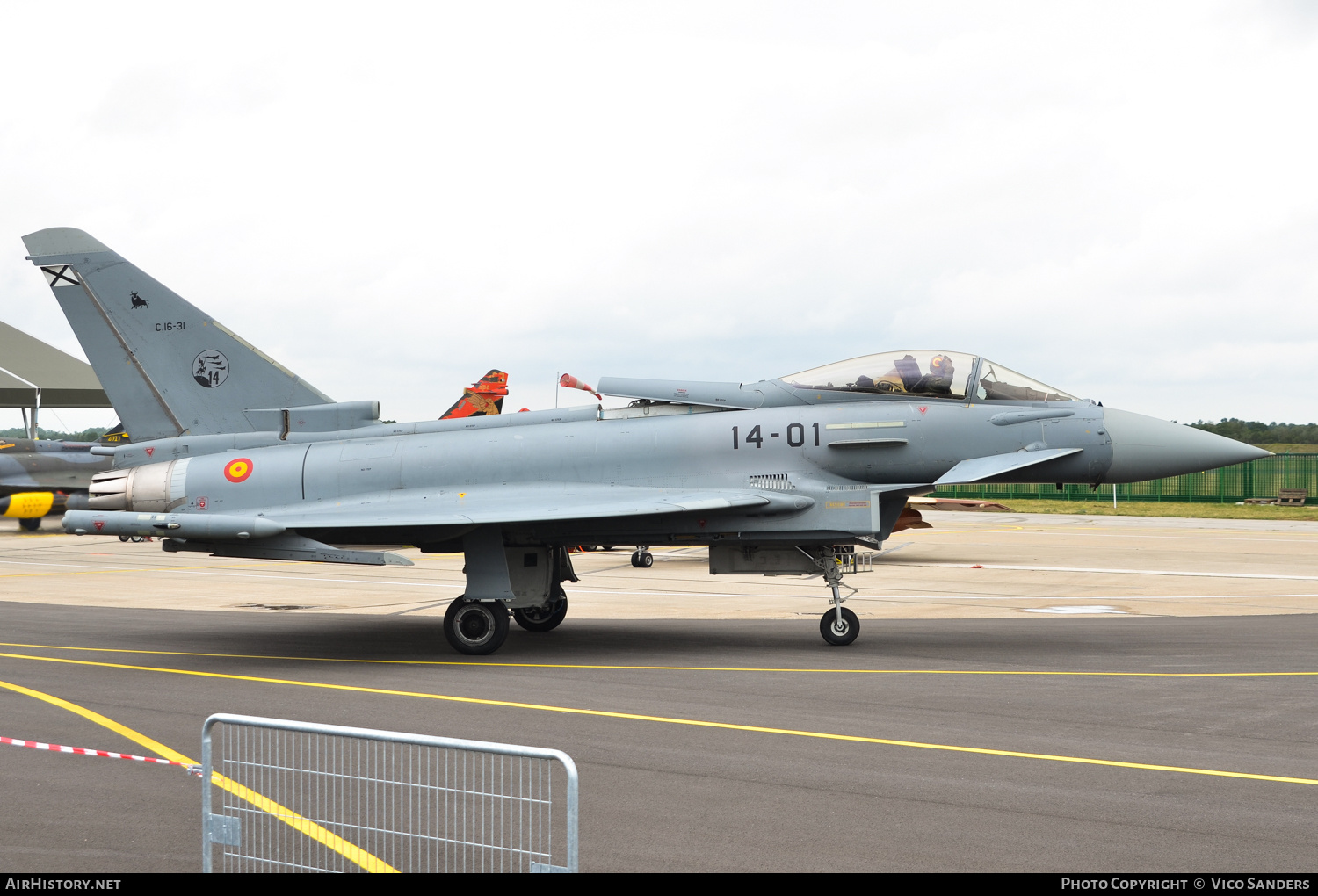 Aircraft Photo of C.16-31 | Eurofighter EF-2000 Typhoon | Spain - Air Force | AirHistory.net #684560