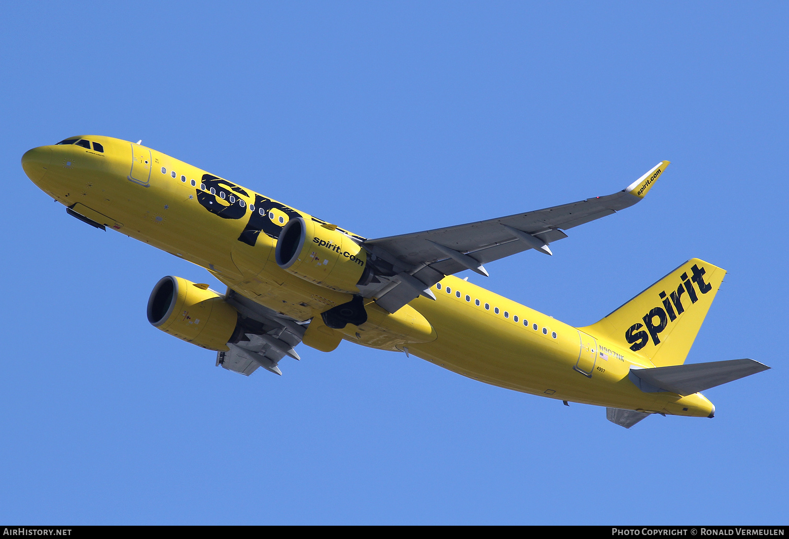 Aircraft Photo of N907NK | Airbus A320-271N | Spirit Airlines | AirHistory.net #684572