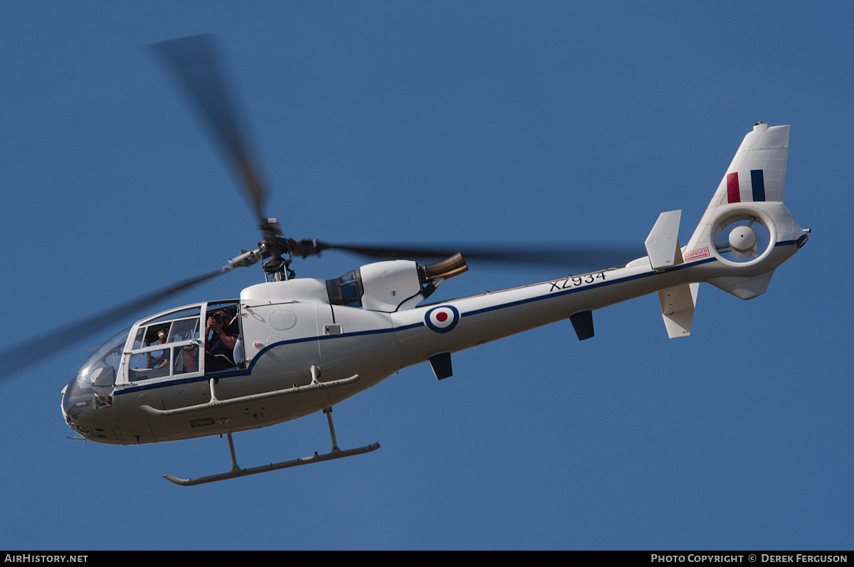 Aircraft Photo of G-CBSI / XZ934 | Aerospatiale SA-341D Gazelle HT3 | UK - Air Force | AirHistory.net #684578