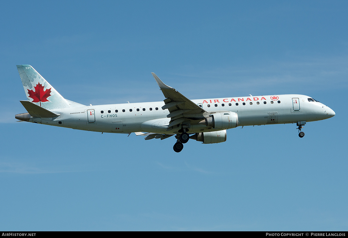 Aircraft Photo of C-FHOS | Embraer 190AR (ERJ-190-100IGW) | Air Canada | AirHistory.net #684598