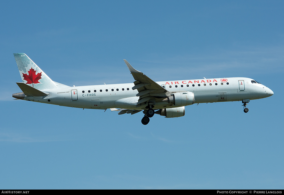 Aircraft Photo of C-FHOS | Embraer 190AR (ERJ-190-100IGW) | Air Canada | AirHistory.net #684598