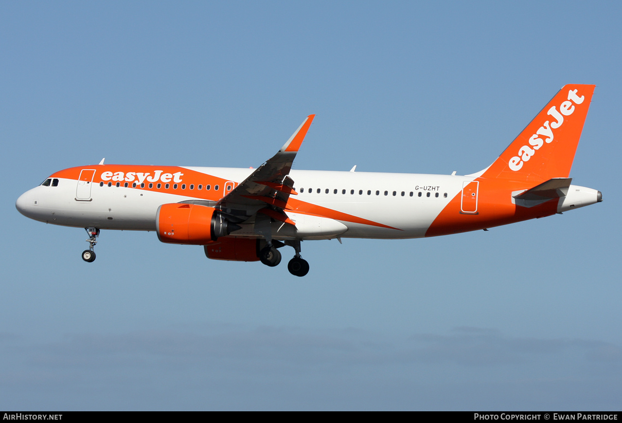 Aircraft Photo of G-UZHT | Airbus A320-251N | EasyJet | AirHistory.net #684599