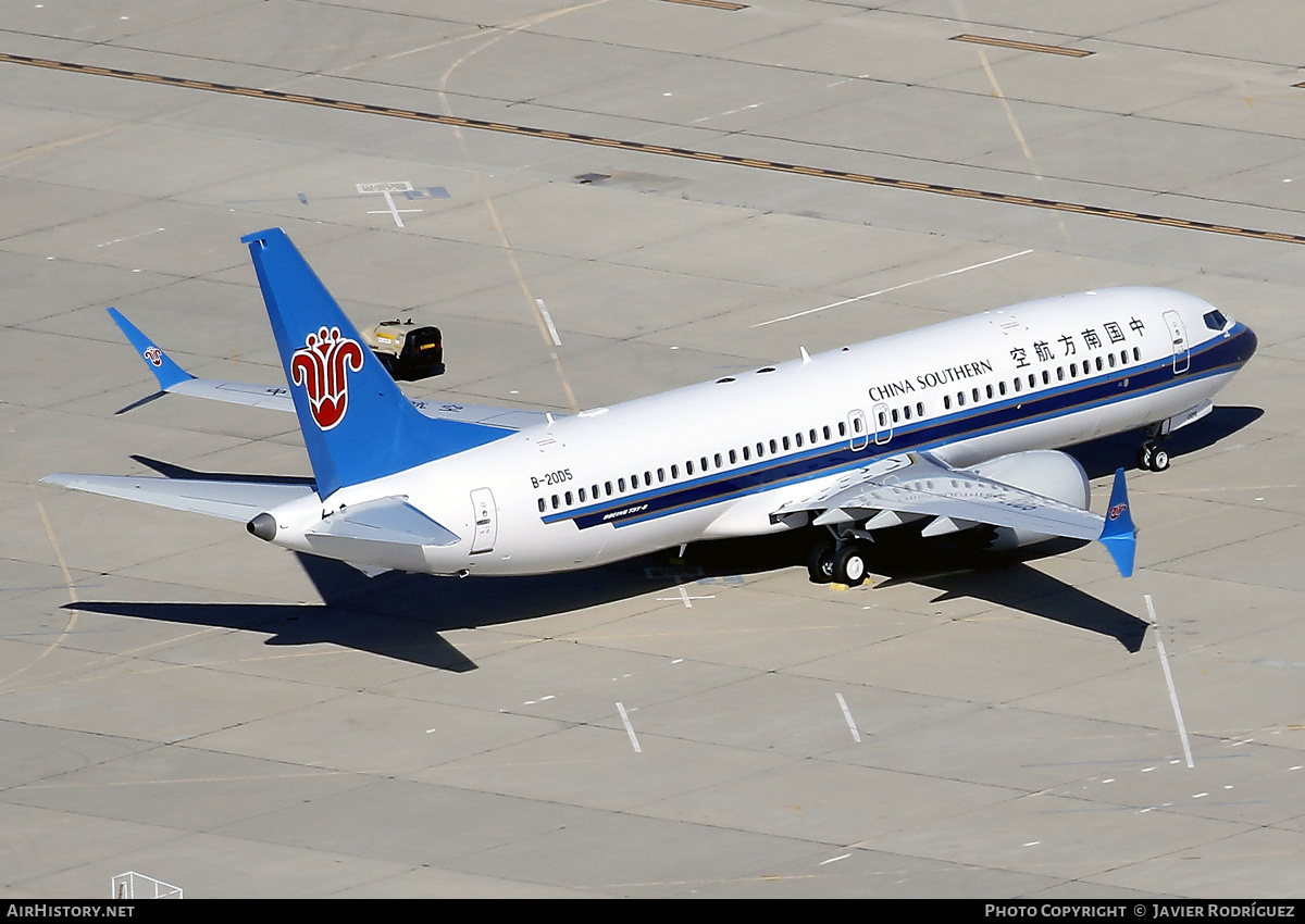 Aircraft Photo of B-20D5 | Boeing 737-8 Max 8 | China Southern Airlines | AirHistory.net #684636