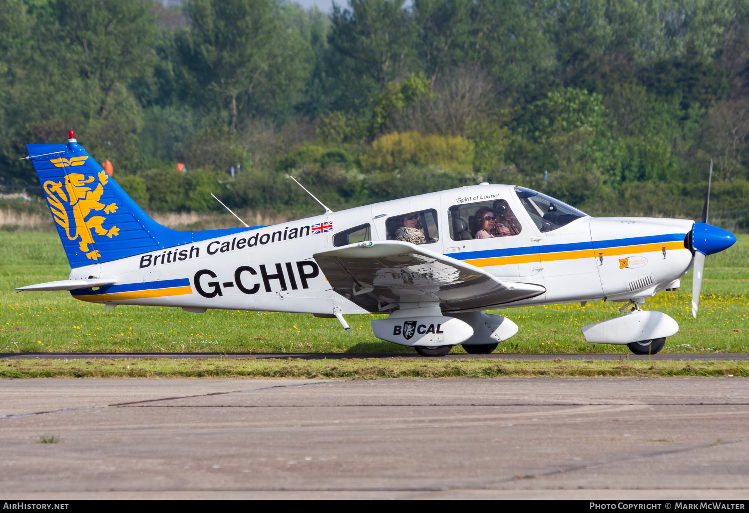 Aircraft Photo of G-CHIP | Piper PA-28-181 Cherokee Archer II | British Caledonian Airways | AirHistory.net #684661