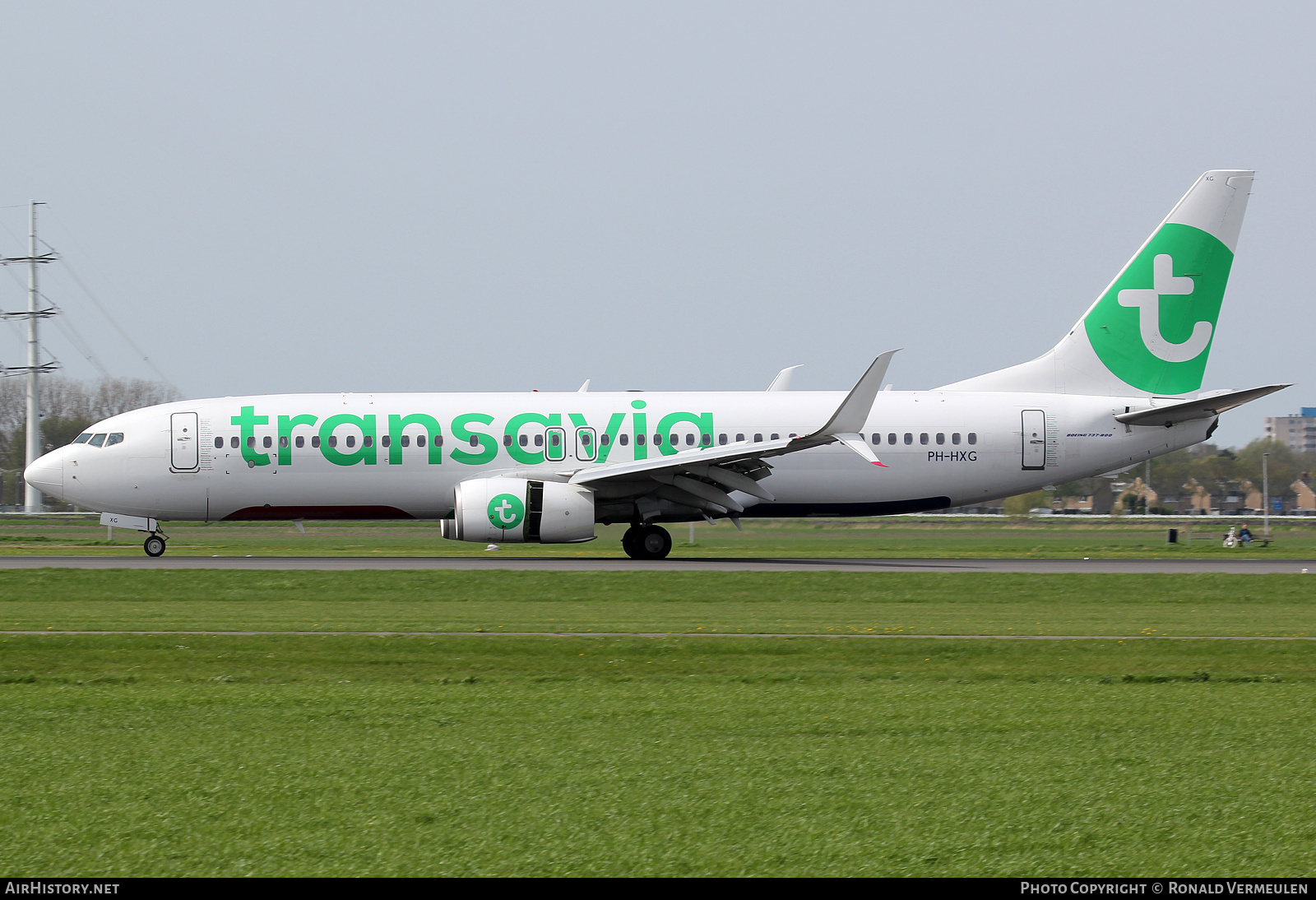 Aircraft Photo of PH-HXG | Boeing 737-800 | Transavia | AirHistory.net #684664