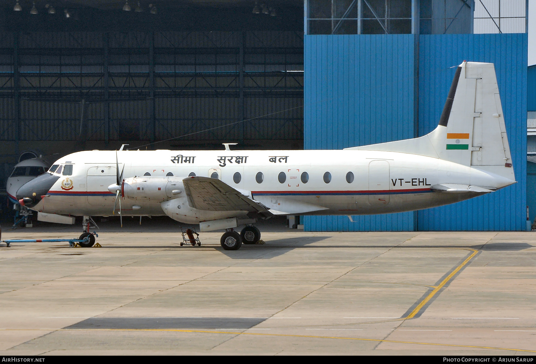 Aircraft Photo of VT-EHL | Hindustan HAL-748 Srs2/224 | BSF - Border Security Force | AirHistory.net #684679