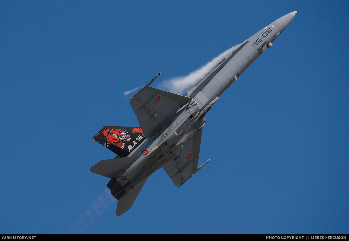 Aircraft Photo of C15-21 | McDonnell Douglas EF-18M Hornet | Spain - Air Force | AirHistory.net #684689