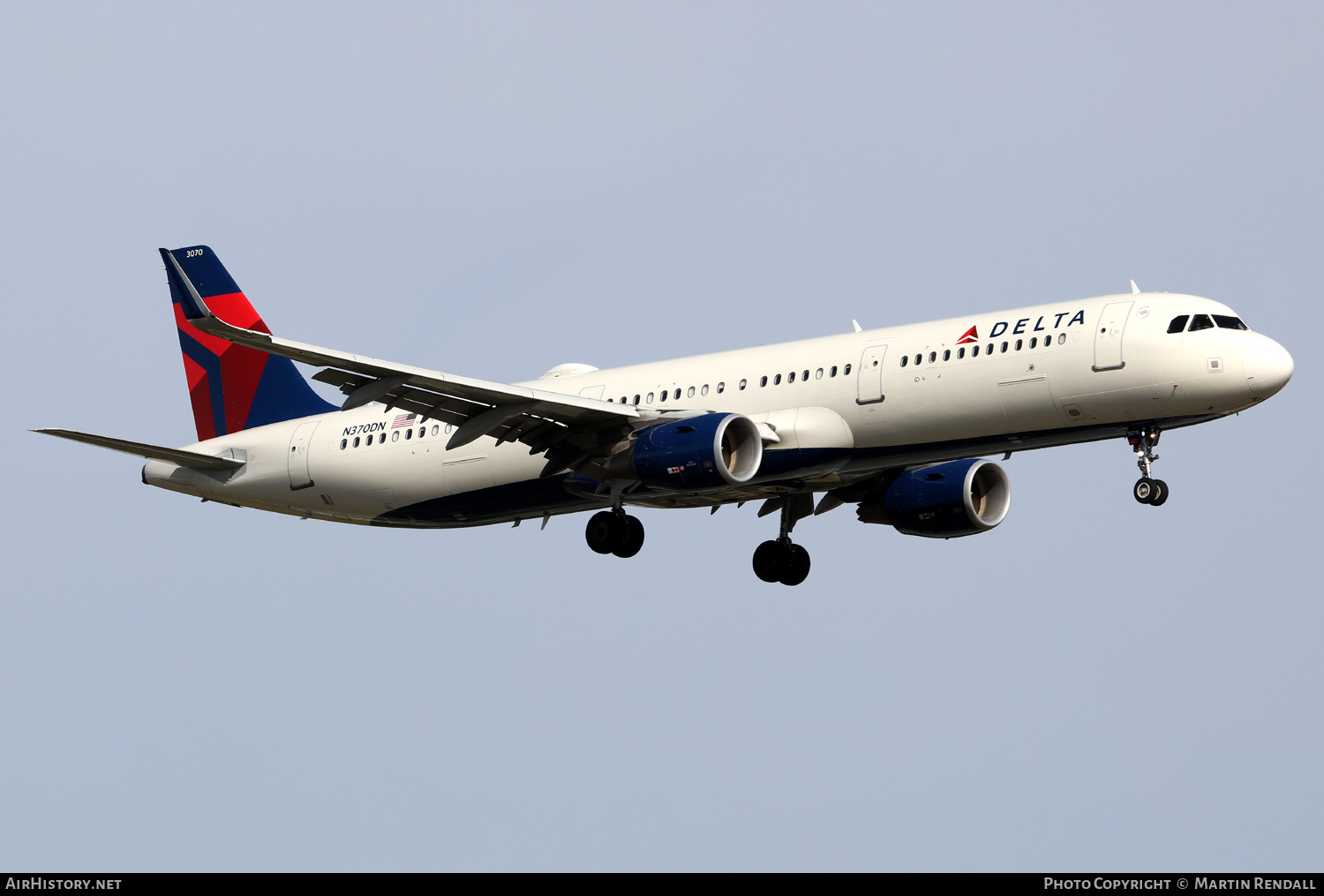 Aircraft Photo of N370DN | Airbus A321-211 | Delta Air Lines | AirHistory.net #684716