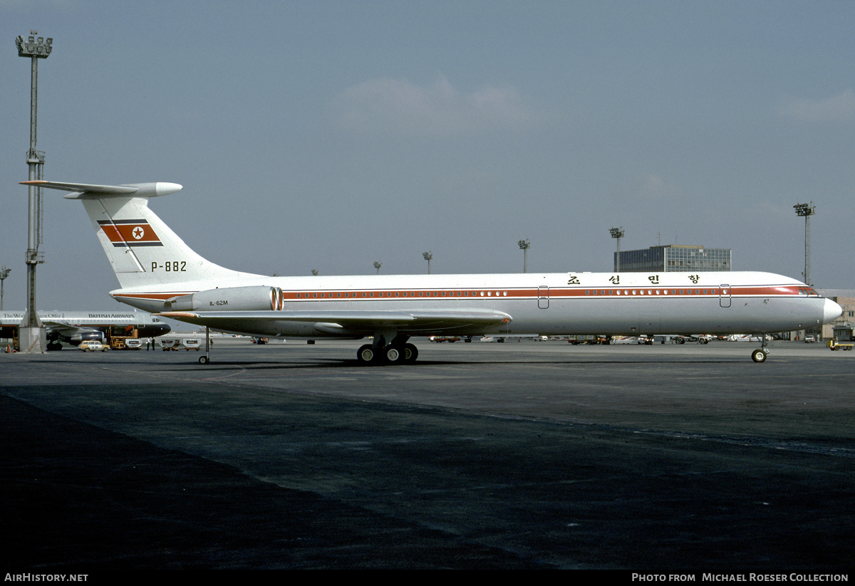 Aircraft Photo of P-882 | Ilyushin Il-62M | CAAK - Civil Aviation Administration of Korea | AirHistory.net #684718