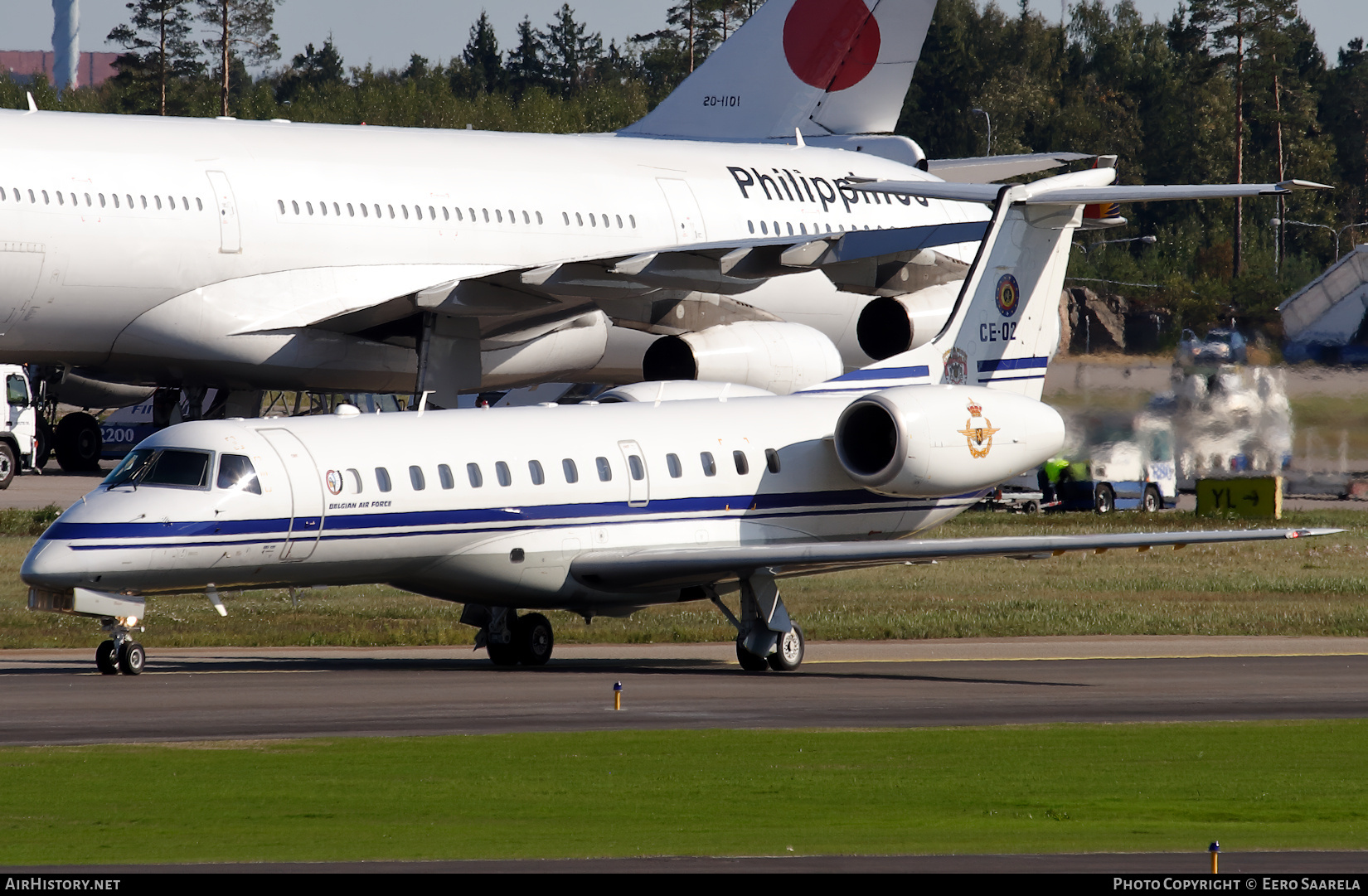 Aircraft Photo of CE-02 | Embraer ERJ-135LR (EMB-135LR) | Belgium - Air Force | AirHistory.net #684834