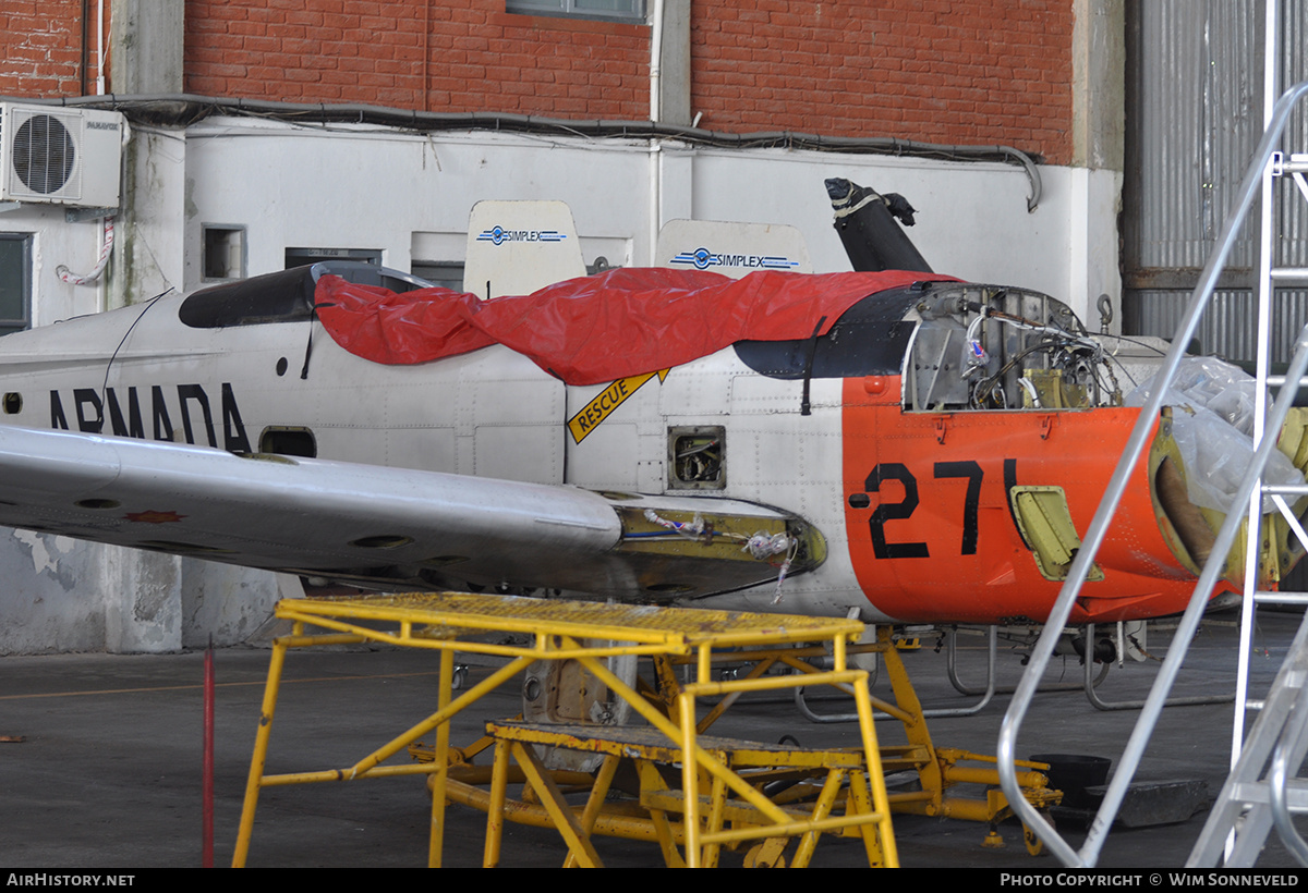 Aircraft Photo of 271 | Beech T-34C-1 Turbo Mentor (45) | Uruguay - Navy | AirHistory.net #684840