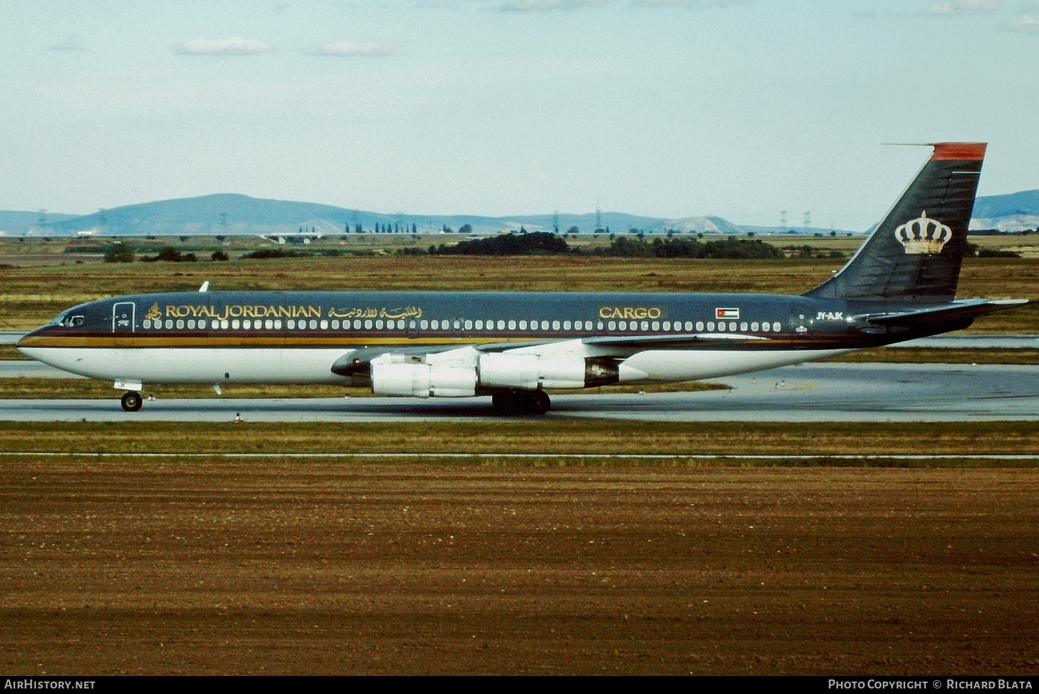 Aircraft Photo of JY-AJK | Boeing 707-384C | Royal Jordanian Airlines Cargo | AirHistory.net #684862