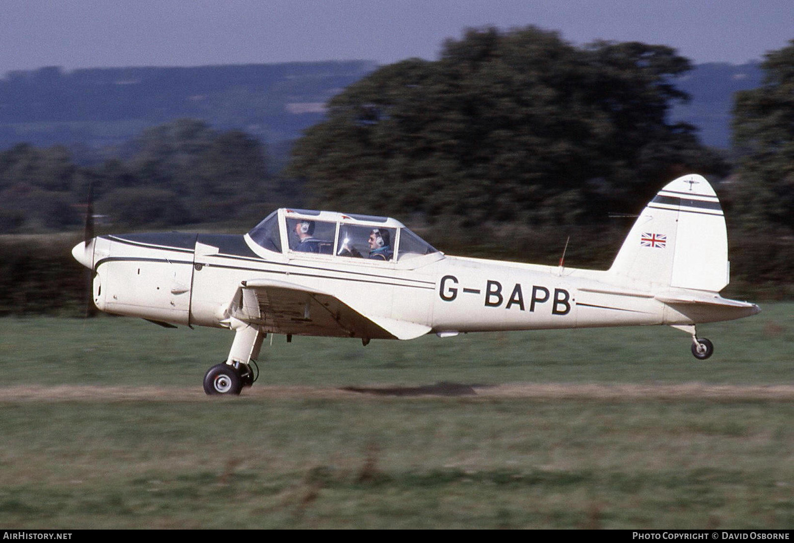 Aircraft Photo of G-BAPB | De Havilland DHC-1 Chipmunk Mk22A | AirHistory.net #684886
