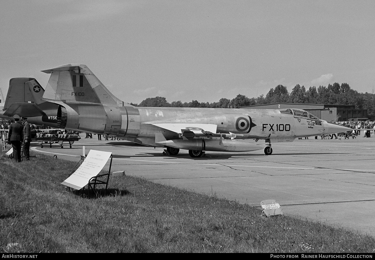 Aircraft Photo of FX100 | Lockheed F-104G Starfighter | Belgium - Air Force | AirHistory.net #684919
