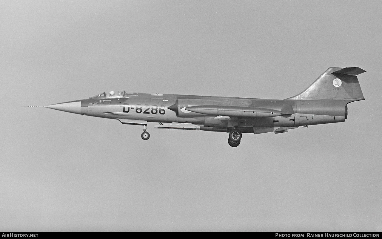 Aircraft Photo of D-8286 | Lockheed F-104G Starfighter | Netherlands - Air Force | AirHistory.net #684921