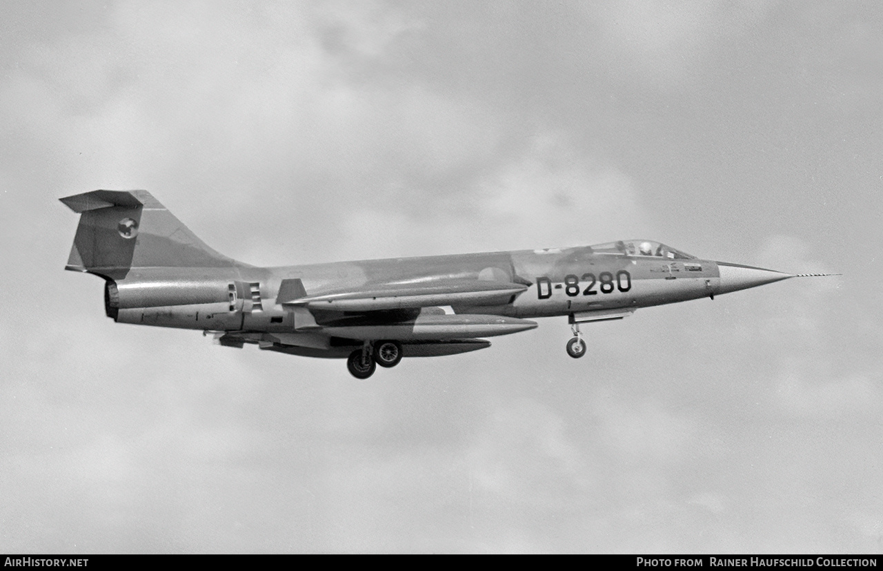 Aircraft Photo of D-8280 | Lockheed F-104G Starfighter | Netherlands - Air Force | AirHistory.net #684925