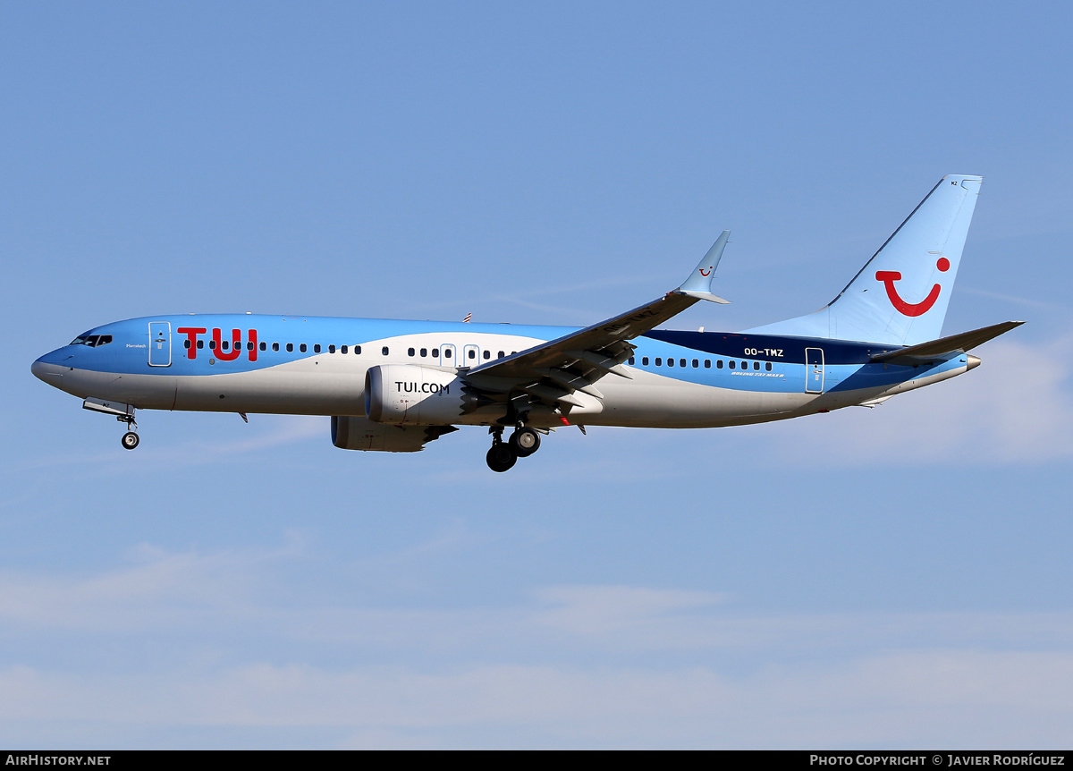 Aircraft Photo of OO-TMZ | Boeing 737-8 Max 8 | TUI | AirHistory.net #684938