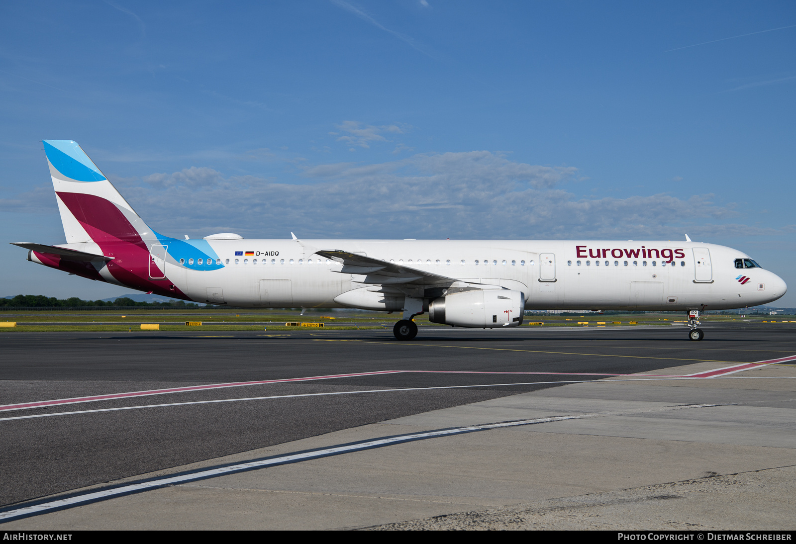Aircraft Photo of D-AIDQ | Airbus A321-231 | Eurowings | AirHistory.net #684994