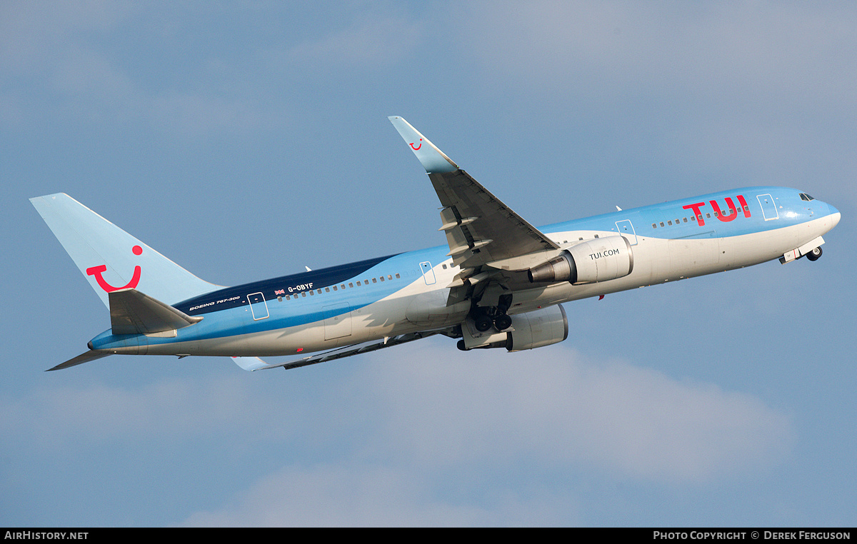 Aircraft Photo of G-OBYF | Boeing 767-304/ER | TUI | AirHistory.net #685002