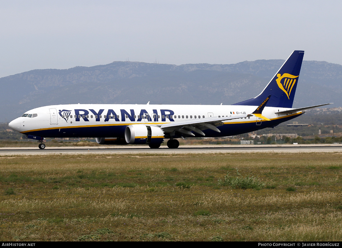 Aircraft Photo of EI-IJD | Boeing 737-8200 Max 200 | Ryanair | AirHistory.net #685013