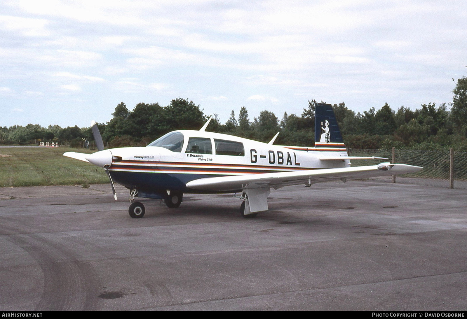Aircraft Photo of G-OBAL | Mooney M-20J 201 | Britannia Flying Club | AirHistory.net #685022