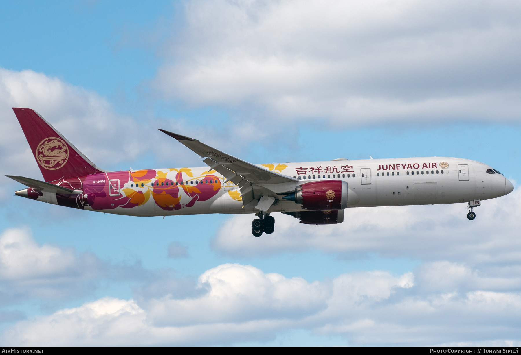 Aircraft Photo of B-20EQ | Boeing 787-9 Dreamliner | Juneyao Airlines | AirHistory.net #685057