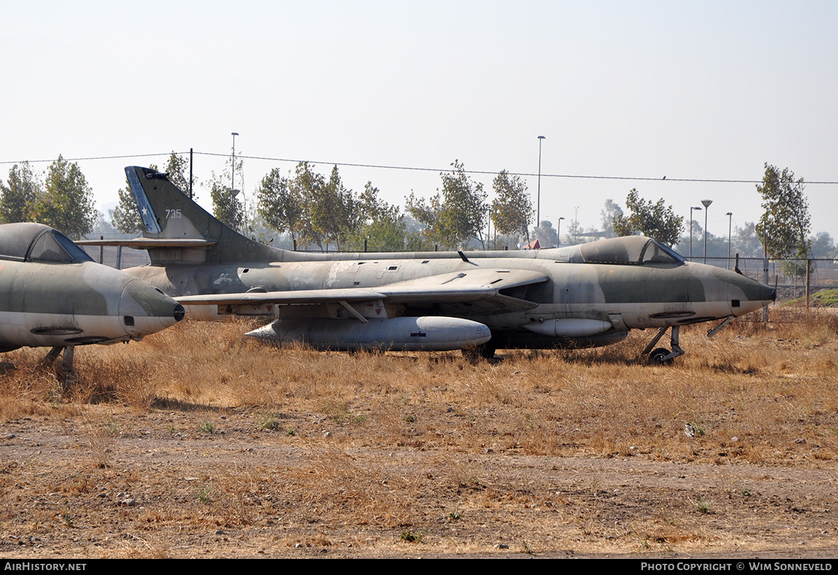 Aircraft Photo of 735 | Hawker Hunter FR71A | Chile - Air Force | AirHistory.net #685061