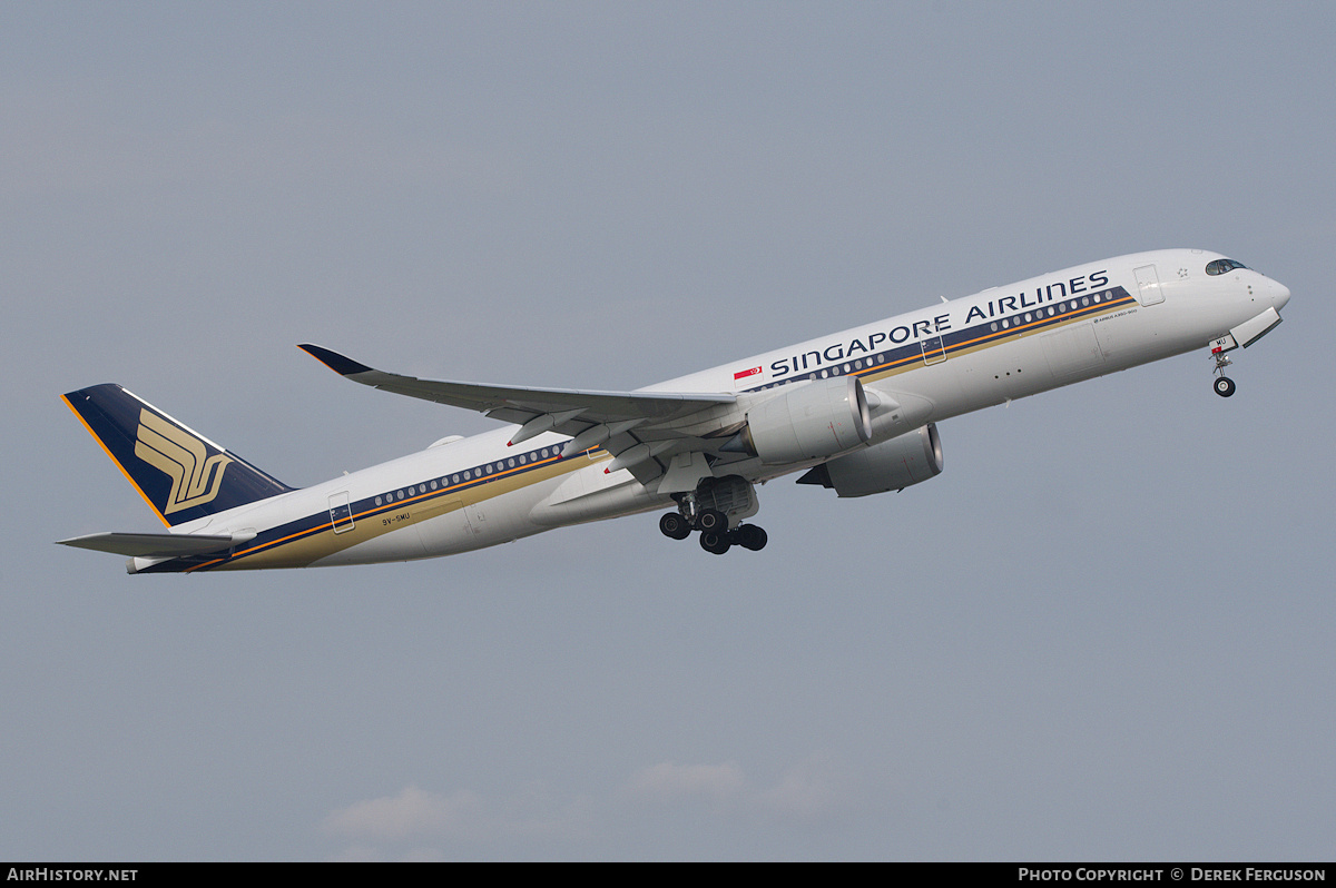 Aircraft Photo of 9V-SMU | Airbus A350-941 | Singapore Airlines | AirHistory.net #685083