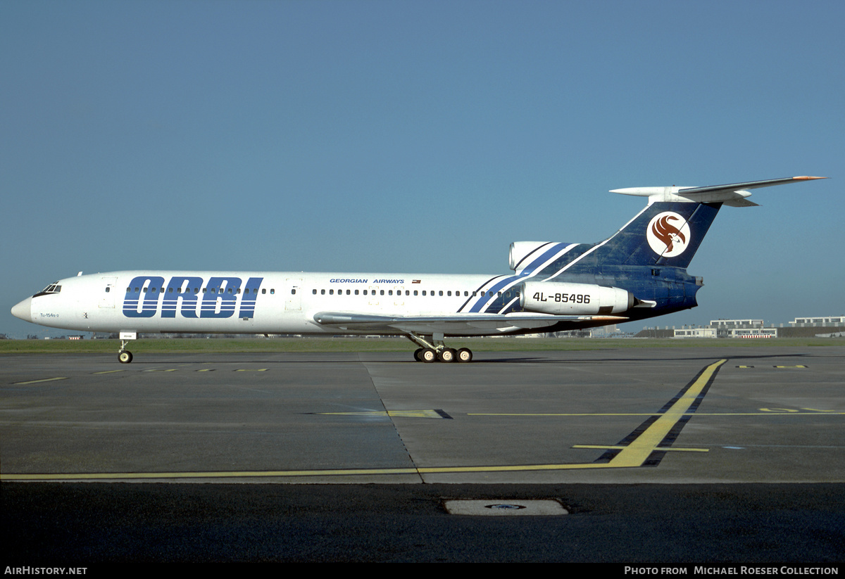 Aircraft Photo of 4L-85496 | Tupolev Tu-154B-2 | Orbi - Georgian Airways | AirHistory.net #685103