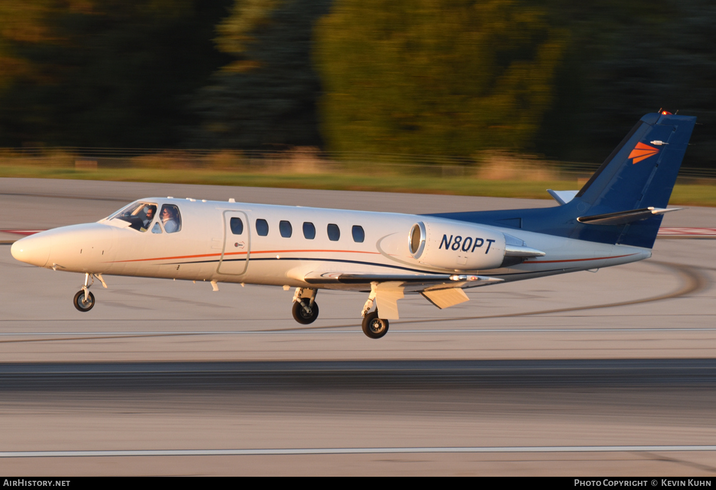Aircraft Photo of N80PT | Cessna 550 Citation Bravo | AirHistory.net #685112