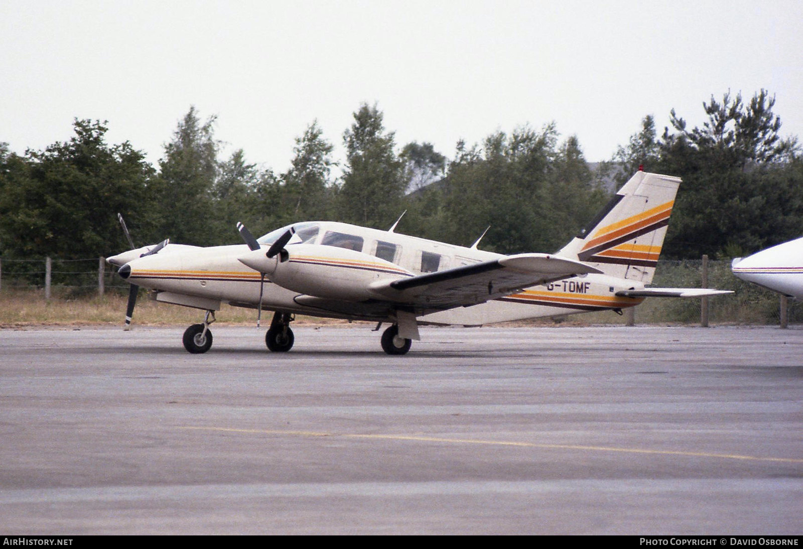 Aircraft Photo of G-TOMF | Piper PA-34-200T Seneca II | AirHistory.net #685138
