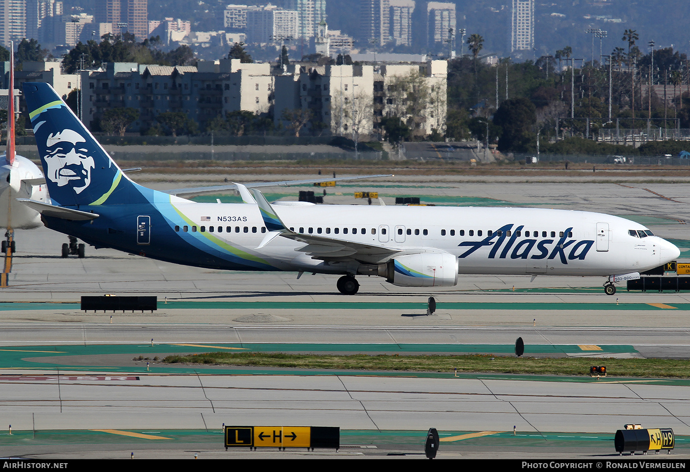 Aircraft Photo of N533AS | Boeing 737-890 | Alaska Airlines | AirHistory.net #685156