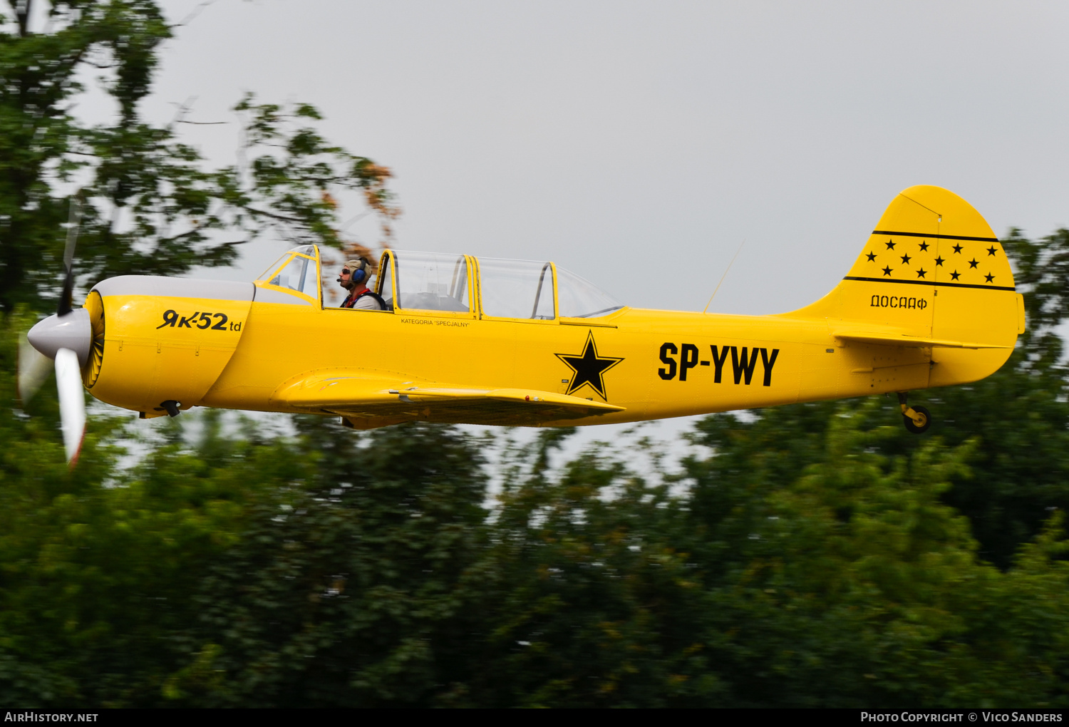 Aircraft Photo of SP-YWY | Yakovlev Yak-52TD | AirHistory.net #685179