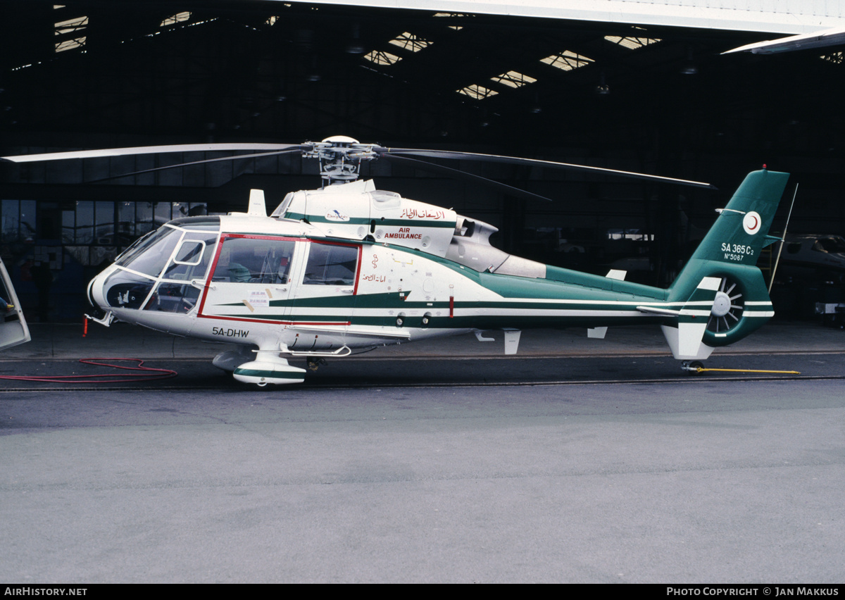 Aircraft Photo of 5A-DHW | Aerospatiale SA-365C-2 Dauphin 2 | Libyan Air Ambulance | AirHistory.net #685201