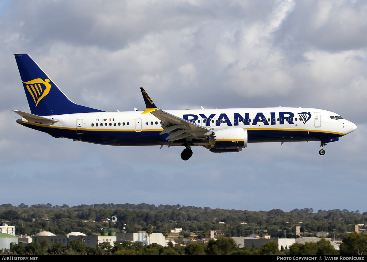 Aircraft Photo of EI-IHP | Boeing 737-8200 Max 200 | Ryanair | AirHistory.net #685302