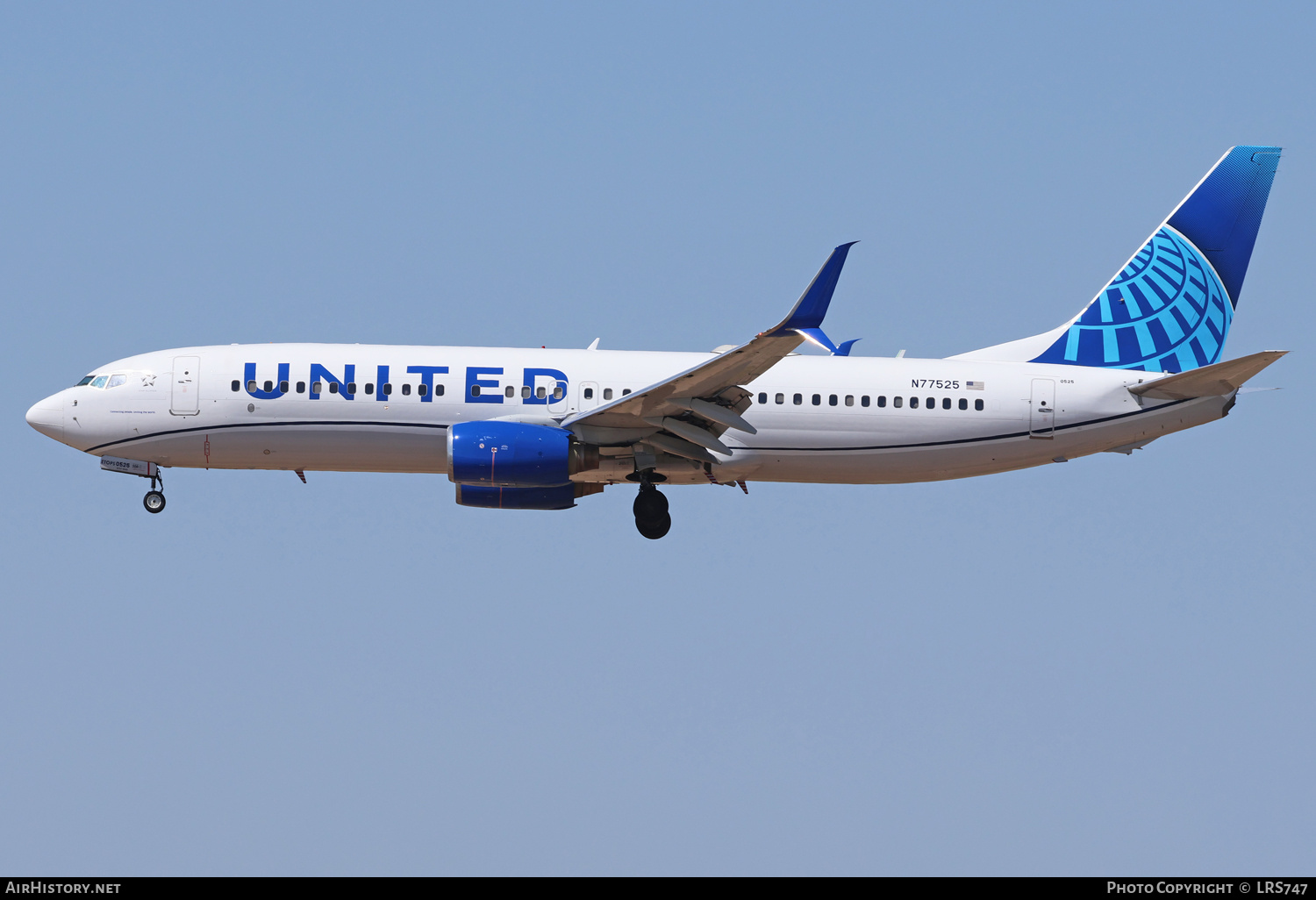 Aircraft Photo of N77525 | Boeing 737-824 | United Airlines | AirHistory.net #685363