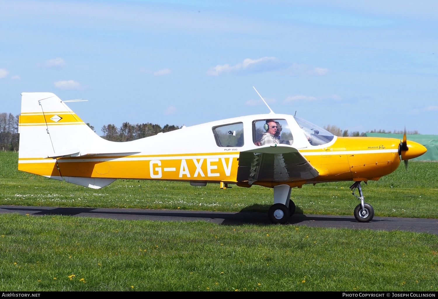 Aircraft Photo of G-AXEV | Beagle B.121 Srs.2 Pup-150 | AirHistory.net #685373