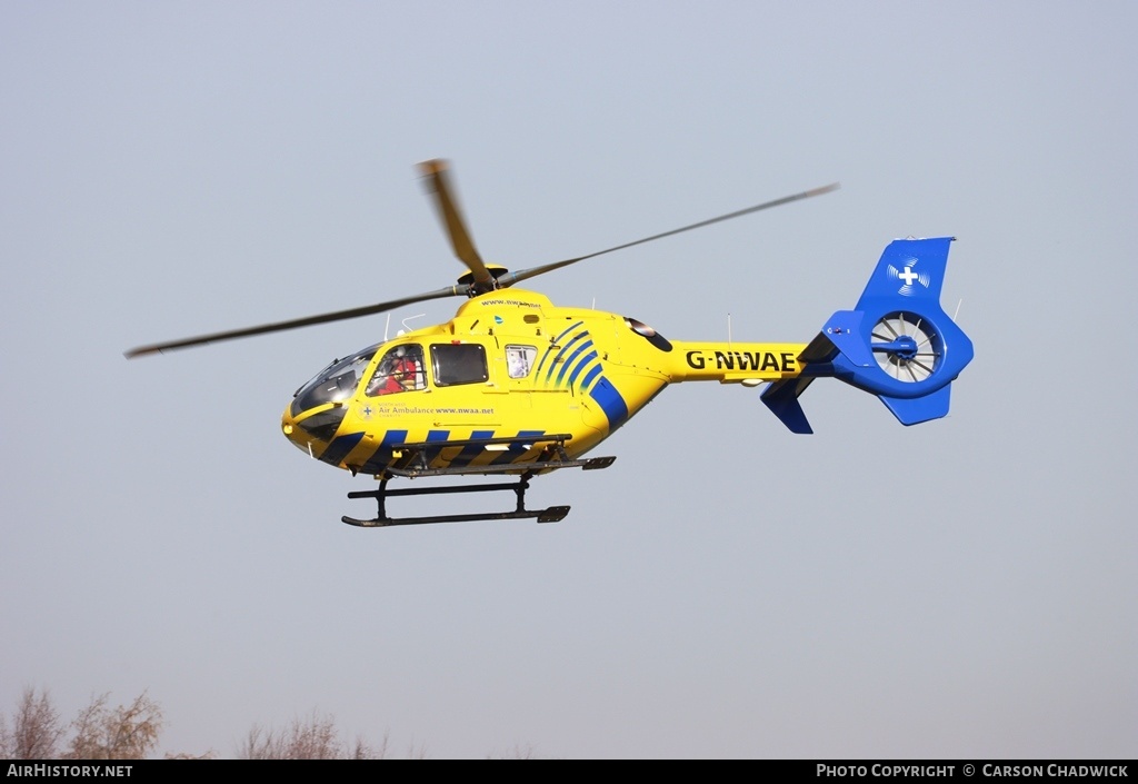 Aircraft Photo of G-NWAE | Eurocopter EC-135T-2 | North West Air Ambulance | AirHistory.net #685404