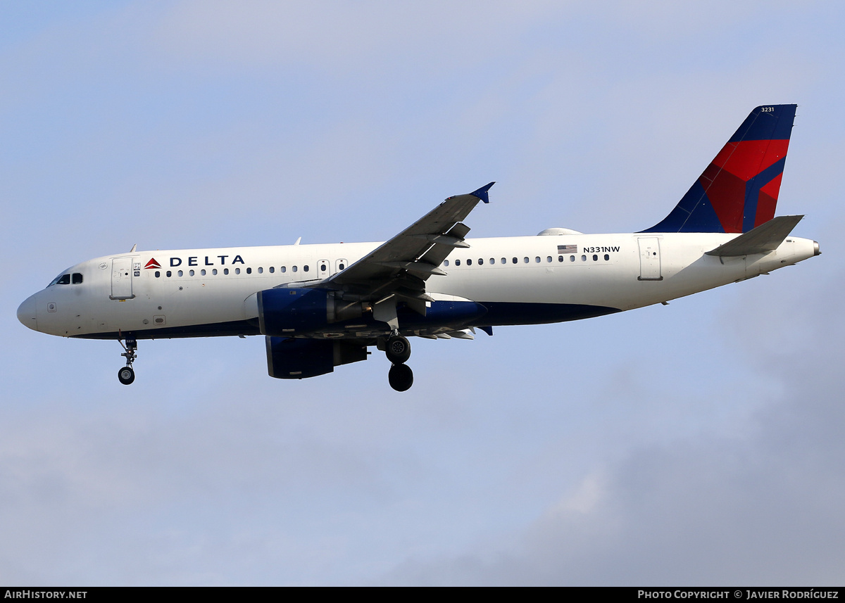 Aircraft Photo of N331NW | Airbus A320-211 | Delta Air Lines | AirHistory.net #685416