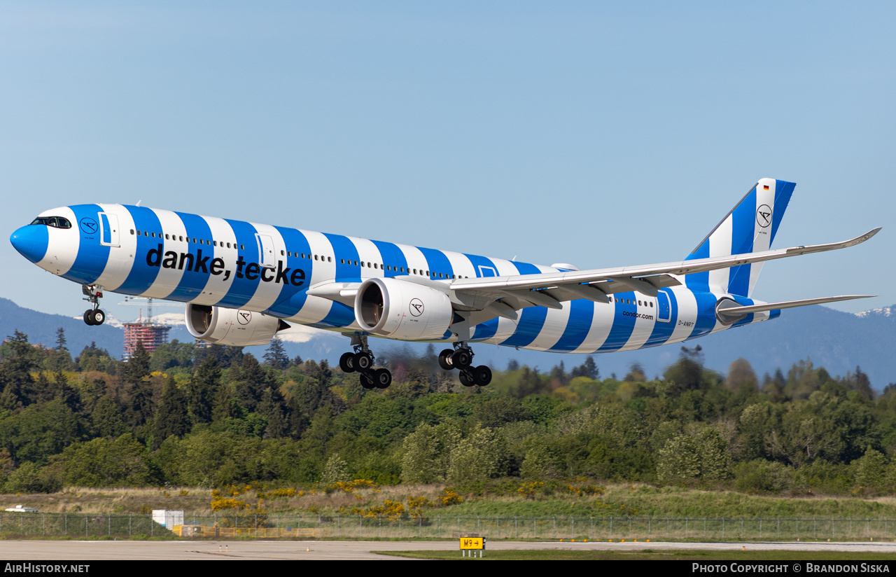 Aircraft Photo of D-ANRT | Airbus A330-941N | Condor Flugdienst | AirHistory.net #685422